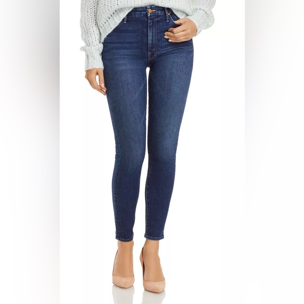 Mother High Waisted Looker Jeans in Until Next Time high waisted skinny size 26
